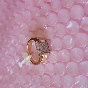 Anillo 18k gold plated size #7